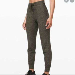 Lululemon Ready to Rulu Pant- Heathered Green/Black Size 6